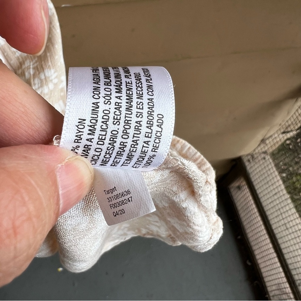 Wild Fable Neutral Floral Sundress - Size M - Summer Beach Casual - Picture 6 of 7